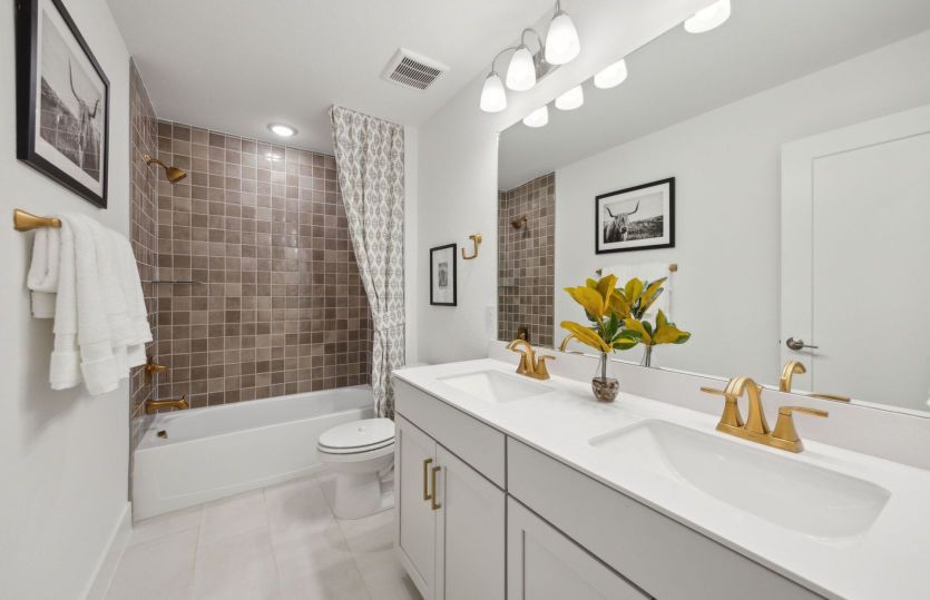 Secondary bathroom *model representation