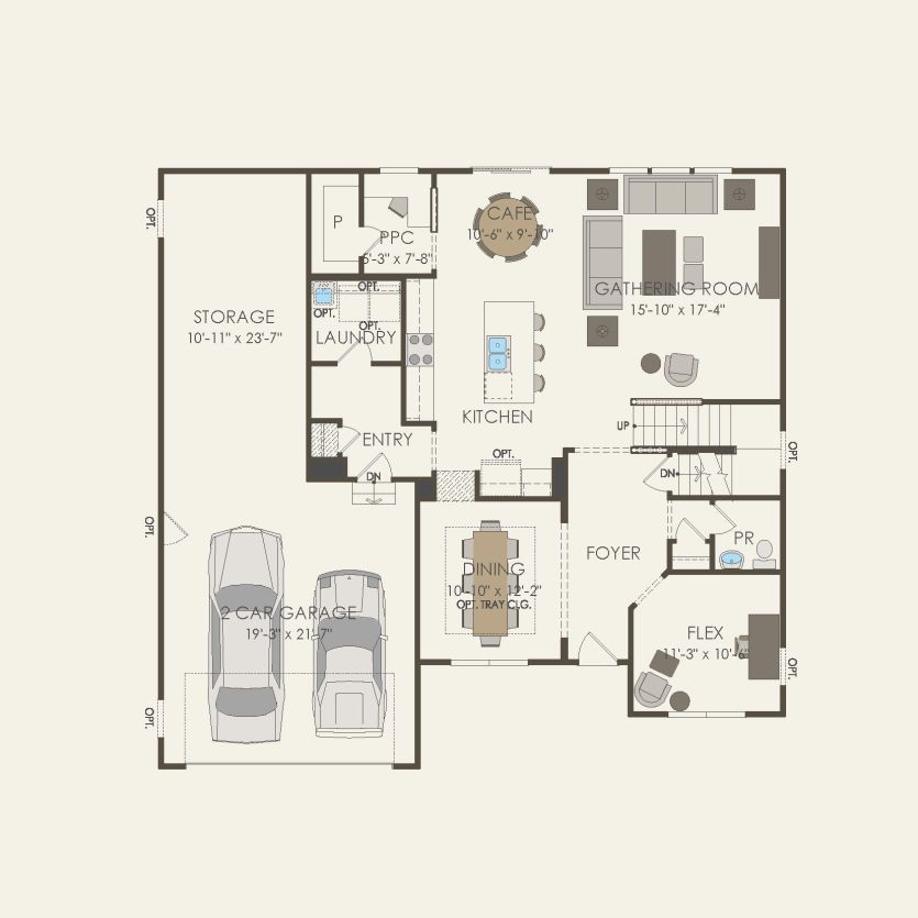 First Floor 4 br / 2.5 ba