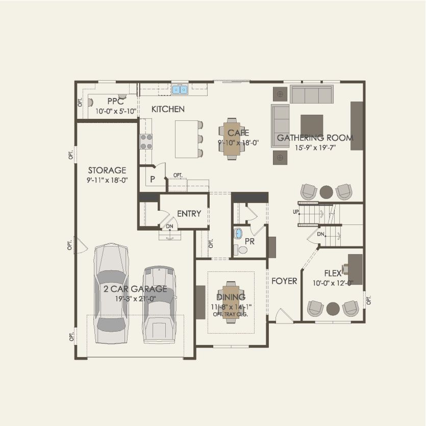 First Floor 4 br / 2.5 ba