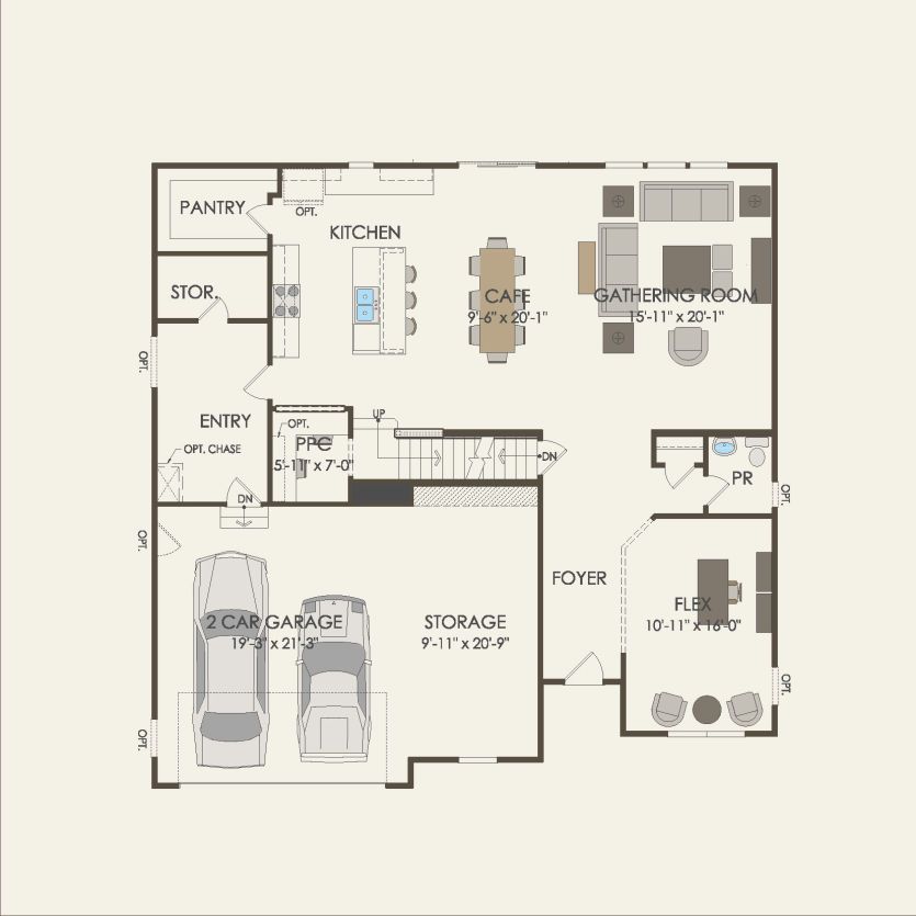 First Floor 4 br / 2.5 ba
