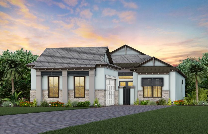 Elevation CO3 with stone