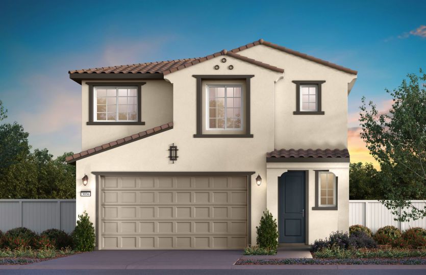 Plan 1 Spanish Colonial Elevation (A)