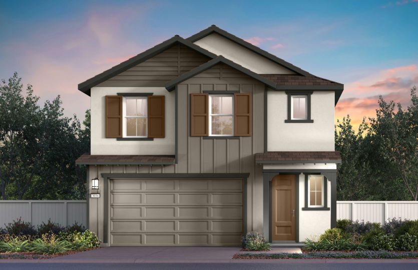 Plan 1 Western Ranch Elevation (B)