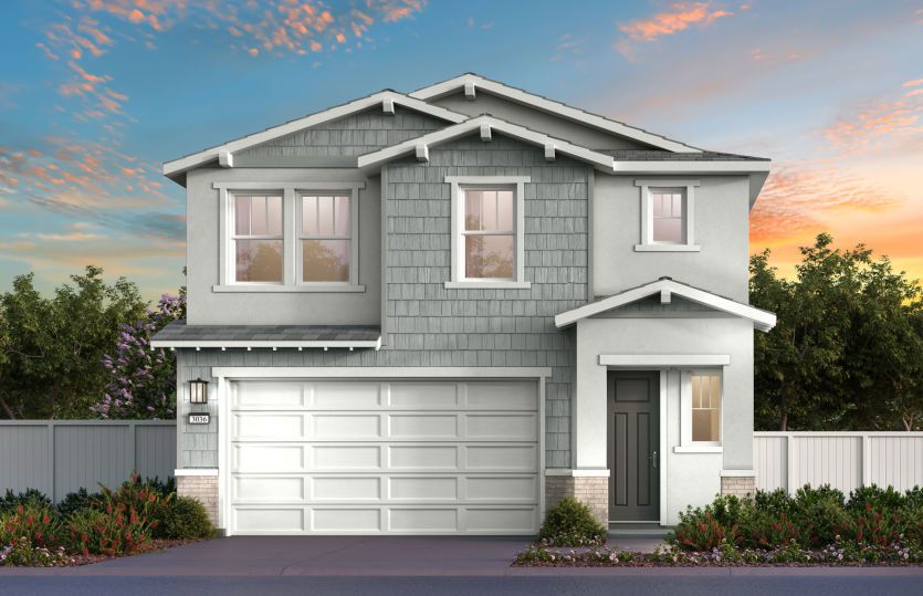 Plan 1 Craftsman Elevation (C)