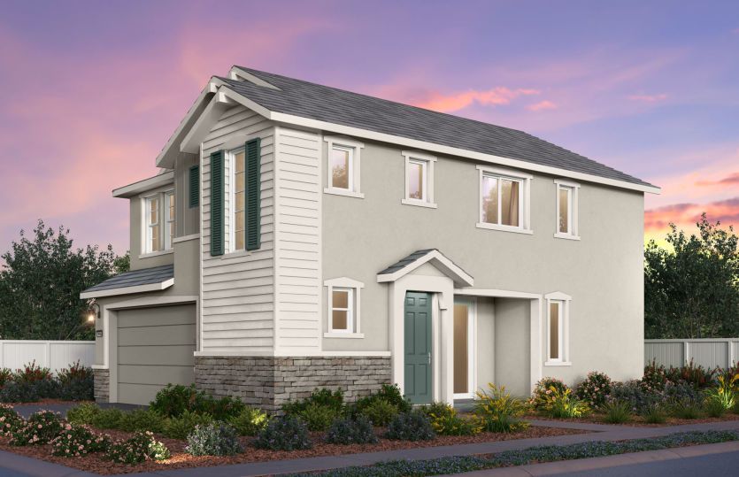 Plan 2 Traditional Elevation (D)