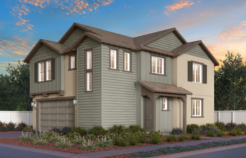 Plan 3 Western Ranch Elevation (B)