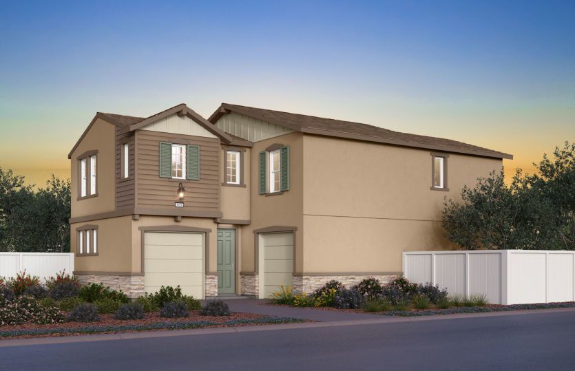 Plan 4 Traditional Elevation (D)