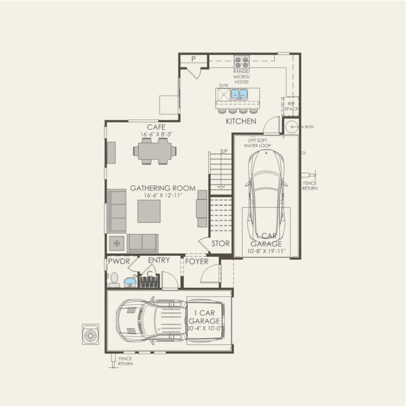 First Floor 4 br / 2.5 ba