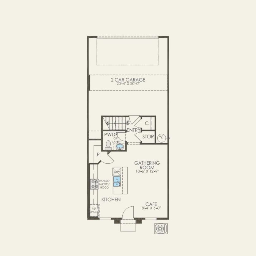 First Floor 2 br / 2.5 ba