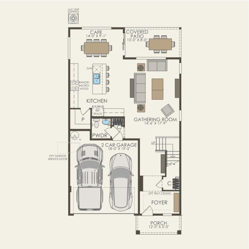 First Floor 3 br / 2.5 ba