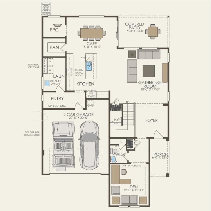 First Floor 4 br / 2.5 ba