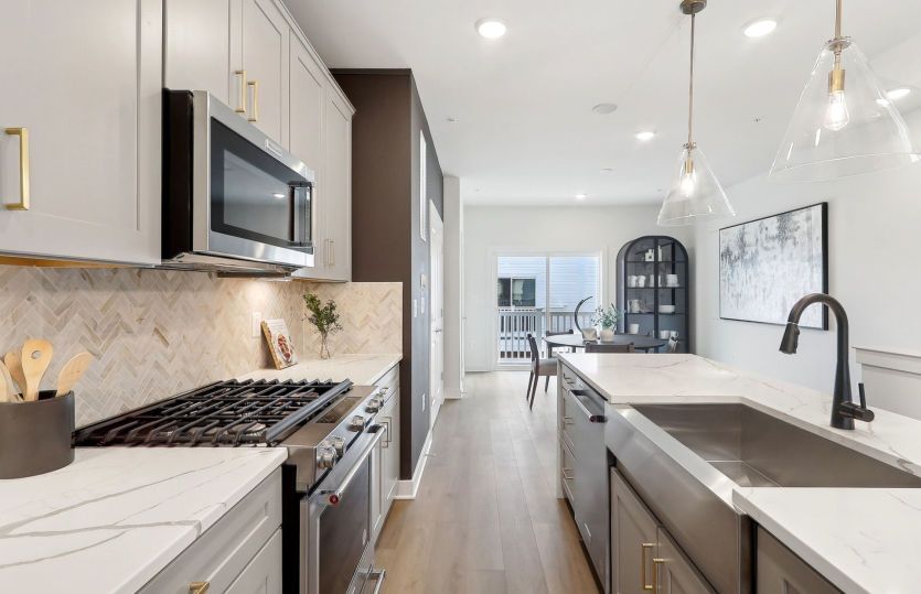 Kitchen with Stainless Steel Appliances