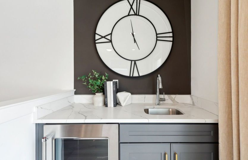 Optional Wet Bar at the Loft