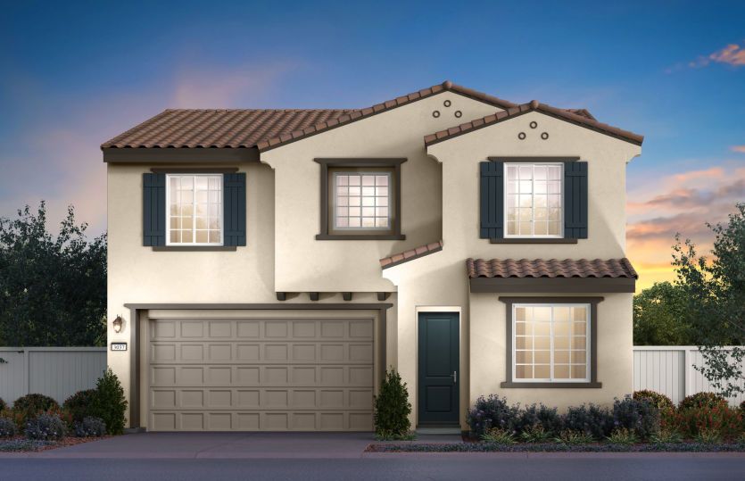 Plan 1 Spanish Colonial Elevation (A)