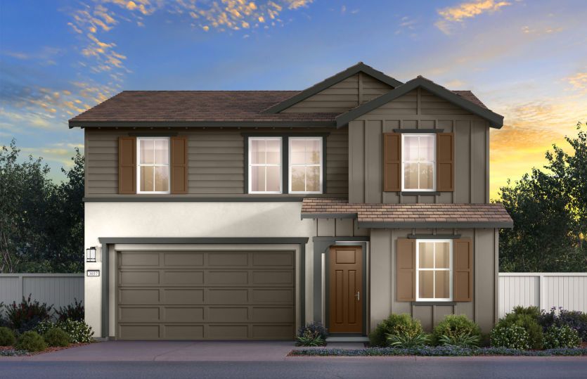 Plan 1 Western Ranch Elevation (B)