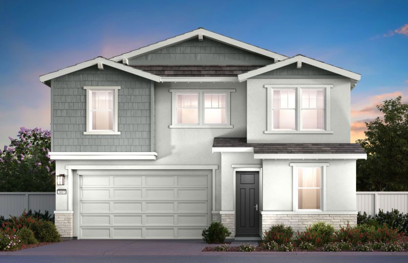 Plan 1 Craftsman Elevation (C)