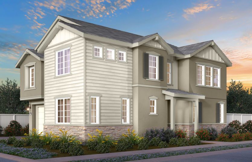 Plan 3 Traditional Elevation (D)
