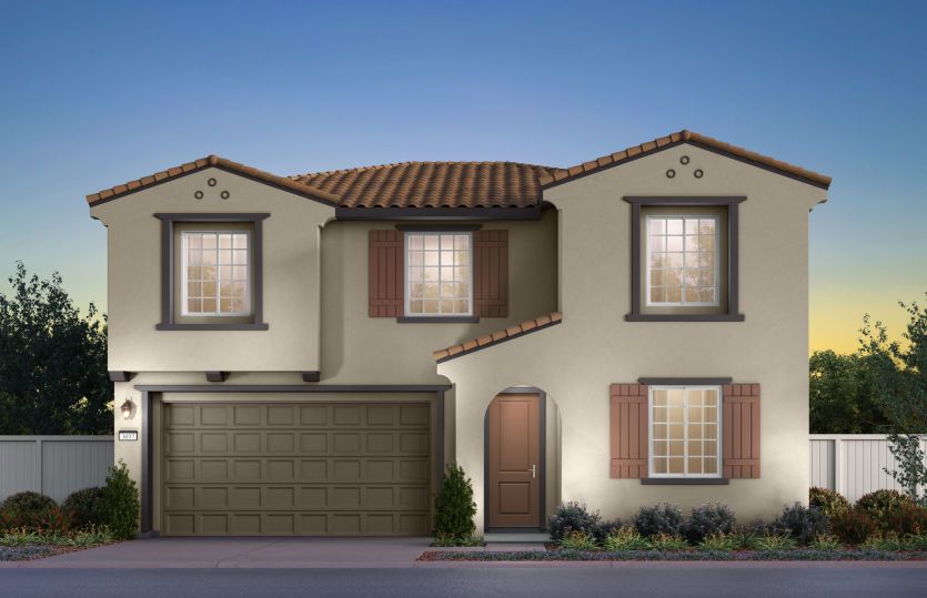 Plan 4 Spanish Colonial Elevation (A)