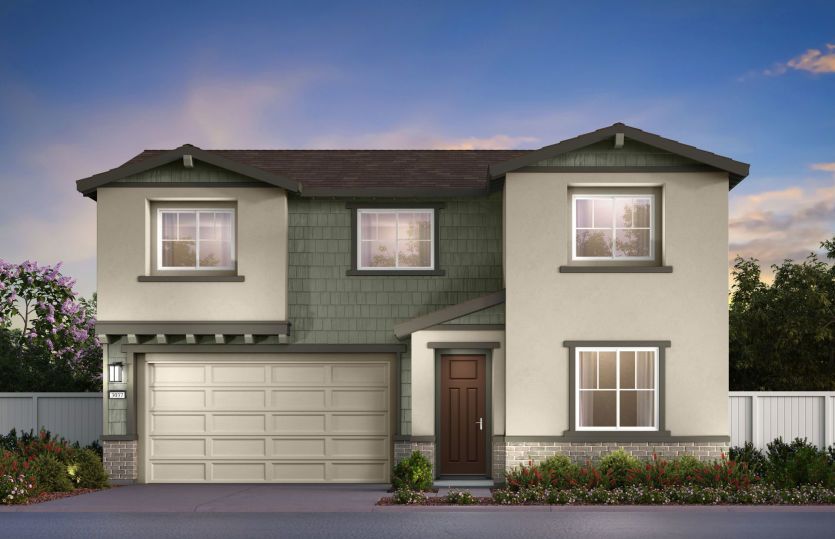 Plan 4 Craftsman Elevation (C)