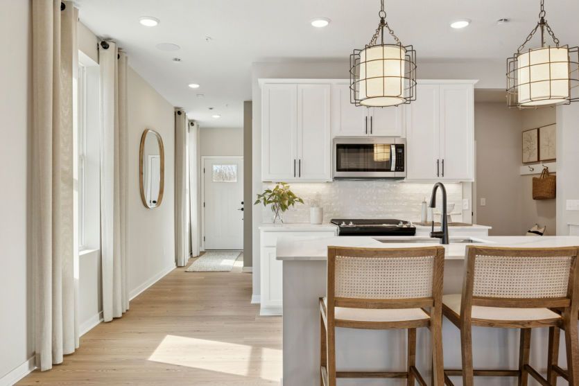 A Look Into the Bright White Kitchen