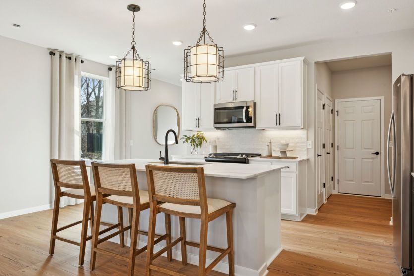 Bright White Kitchen
