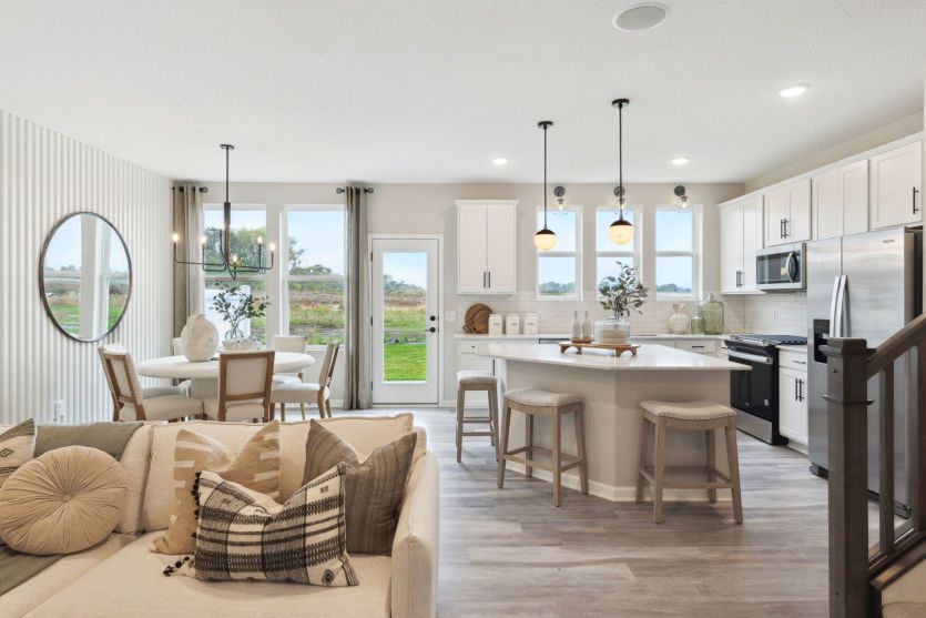 Standing in the Gathering Room, Gazing Into the Kitchen