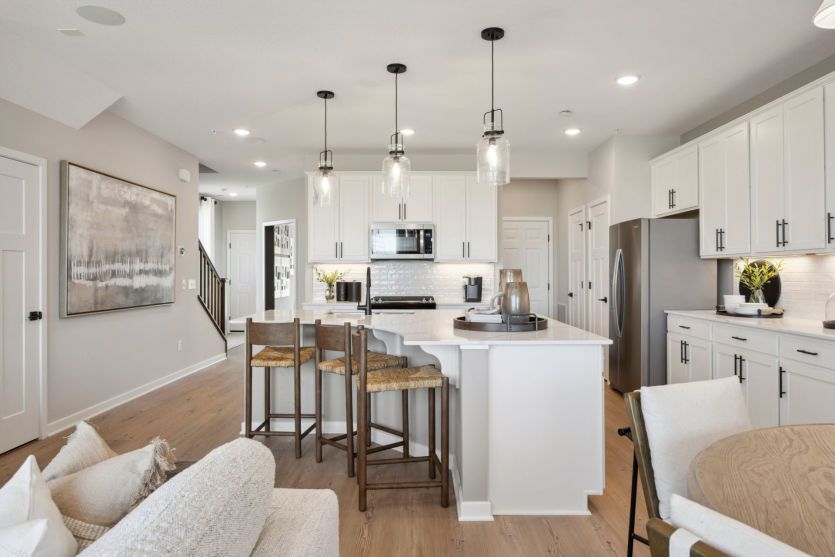 Gazing Into the Spacious Kitchen