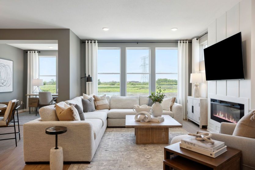 Looking into the Gathering and Sunrooms