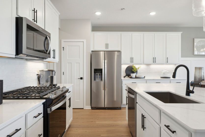 Bright White Kitchen