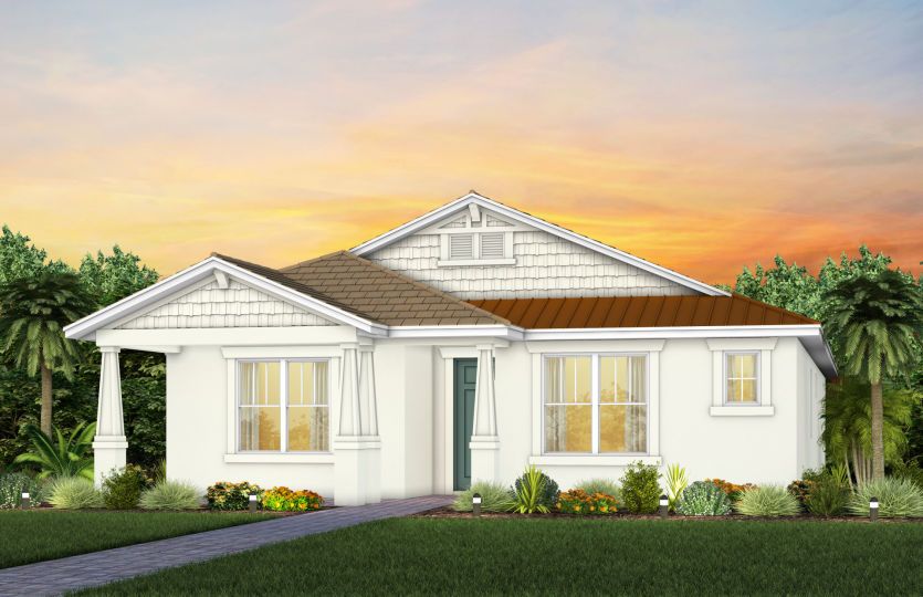 Elevation C2A in Craftsman High Reflective White