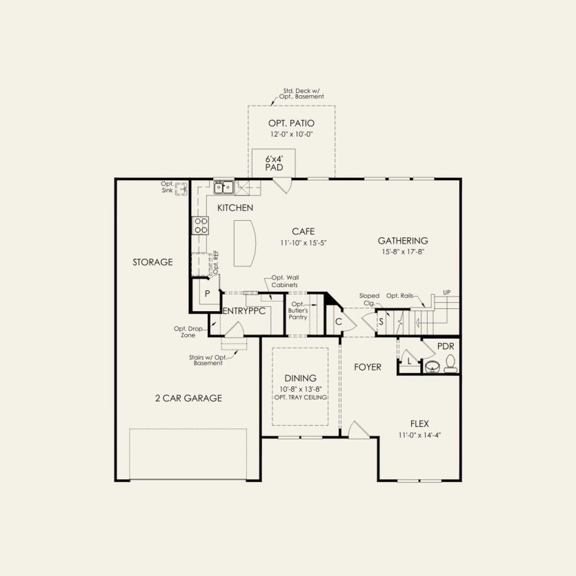 First Floor 4 br / 2.5 ba