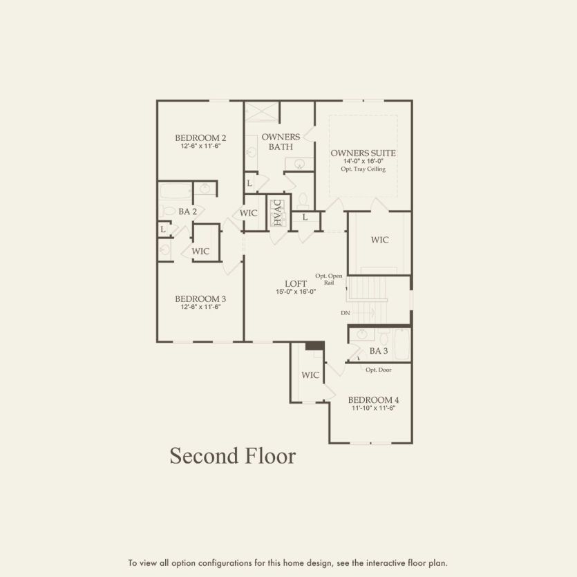 Second Floor 4 br / 3.5 ba