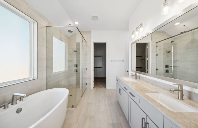 Double Vanity at Owner's Bath