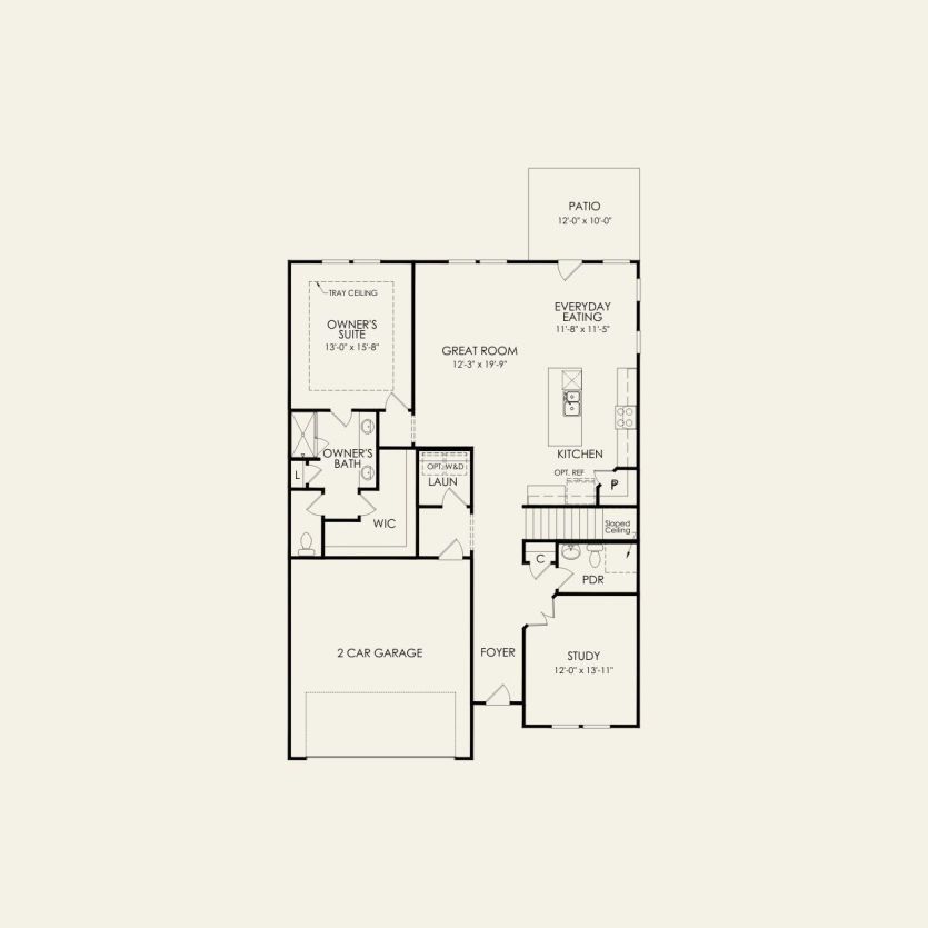 First Floor 4 br / 2.5 ba