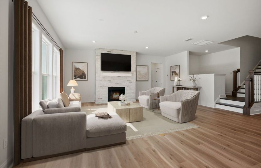 Open concept living, great for entertaining