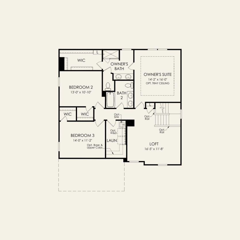 Second Floor 3 br / 2.5 ba