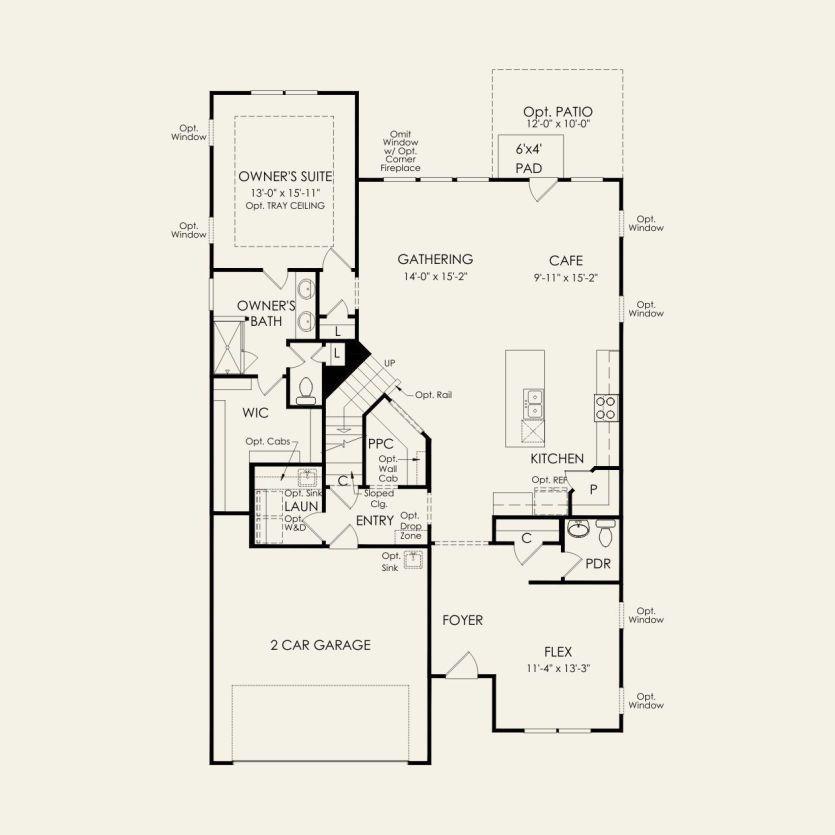 First Floor 4 br / 2.5 ba