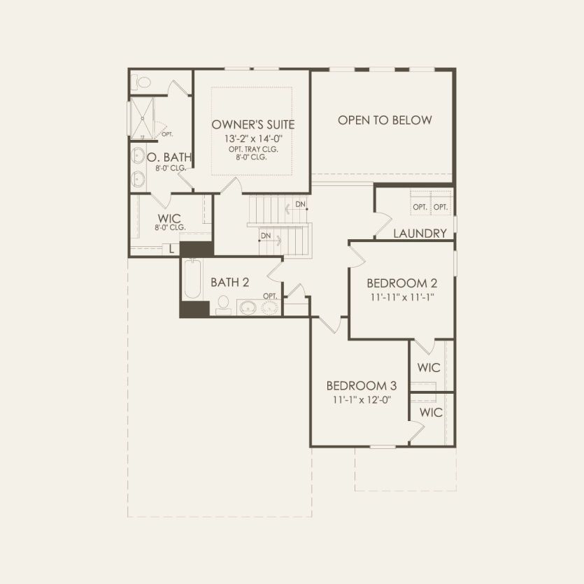 Second Floor 3 br / 2 ba