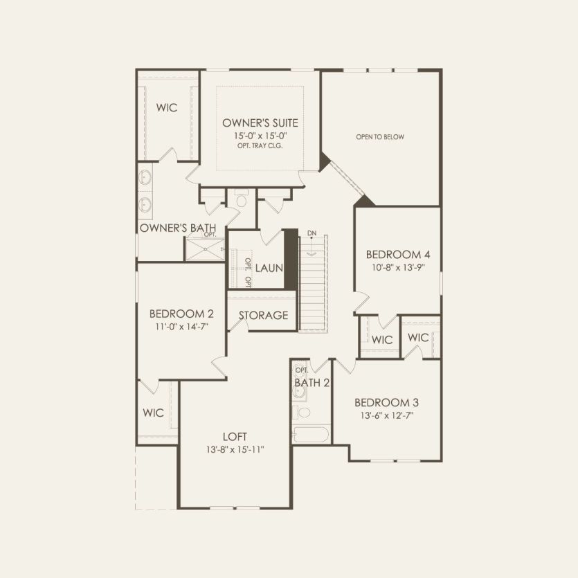 Second Floor 4 br / 2 ba