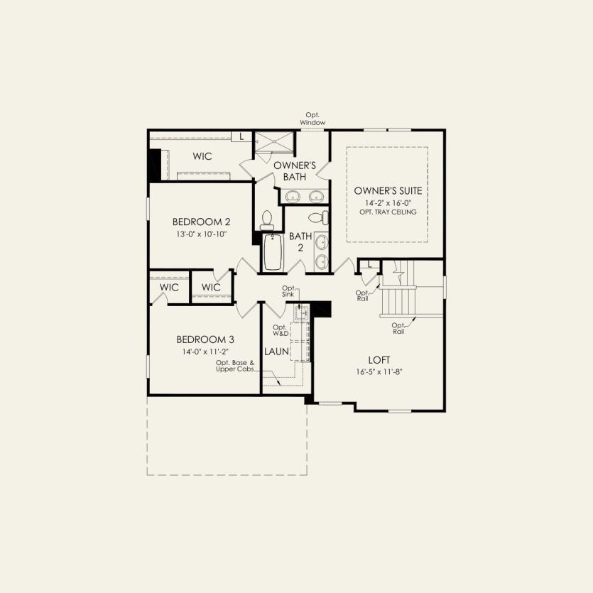 Second Floor 3 br / 2.5 ba