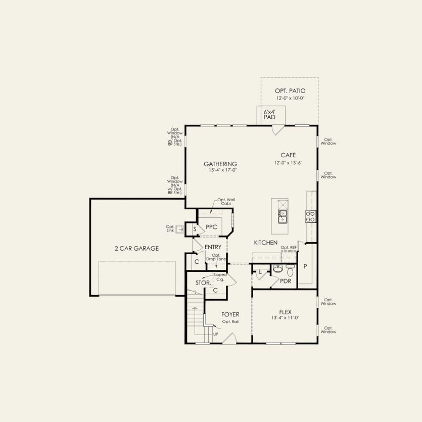 First Floor 3 br / 2 ba