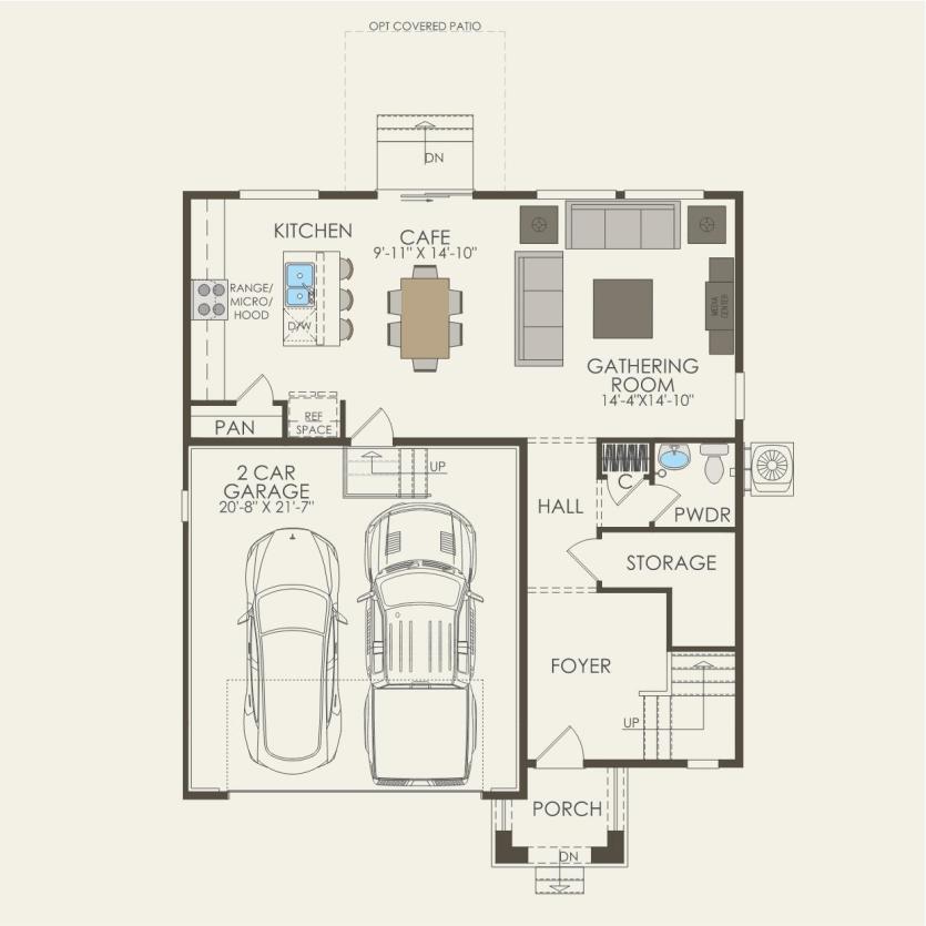 First Floor 3 br / 2 ba