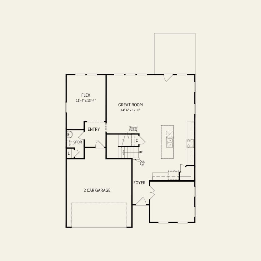First Floor 4 br / 2 ba