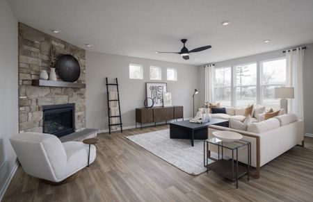 Gathering Room with Fireplace