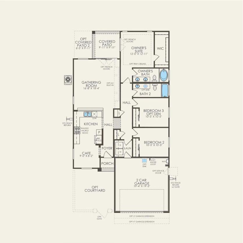 First Floor 3 br / 2 ba