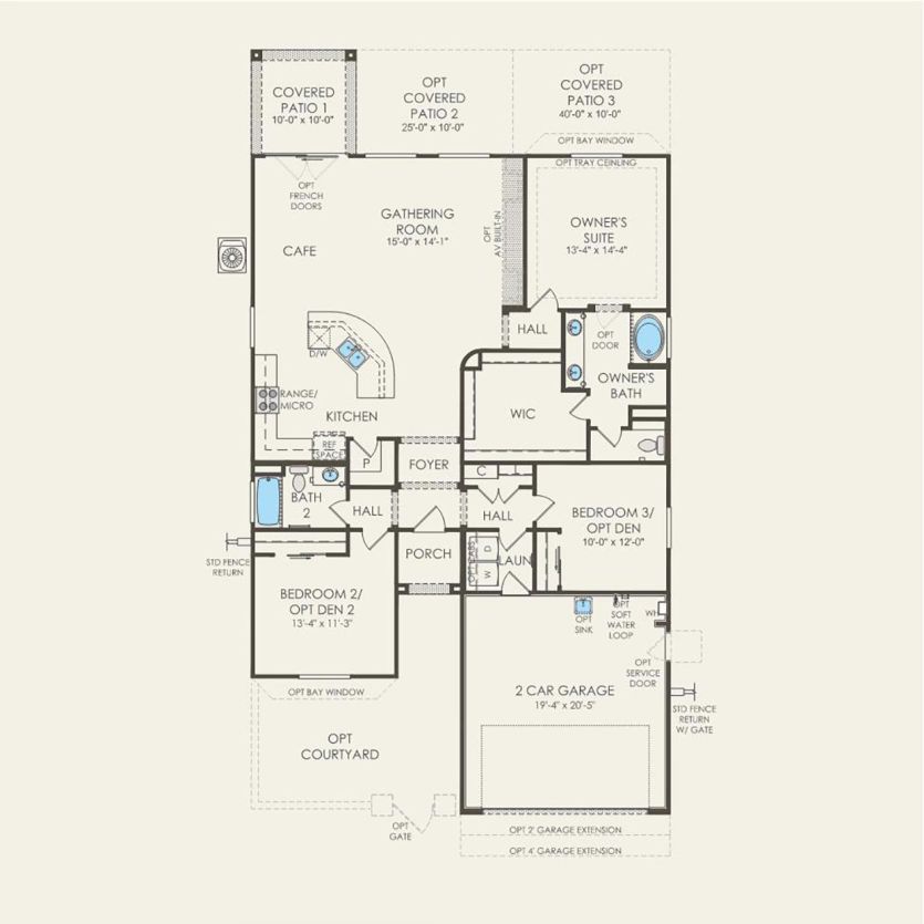 First Floor 3 br / 2 ba