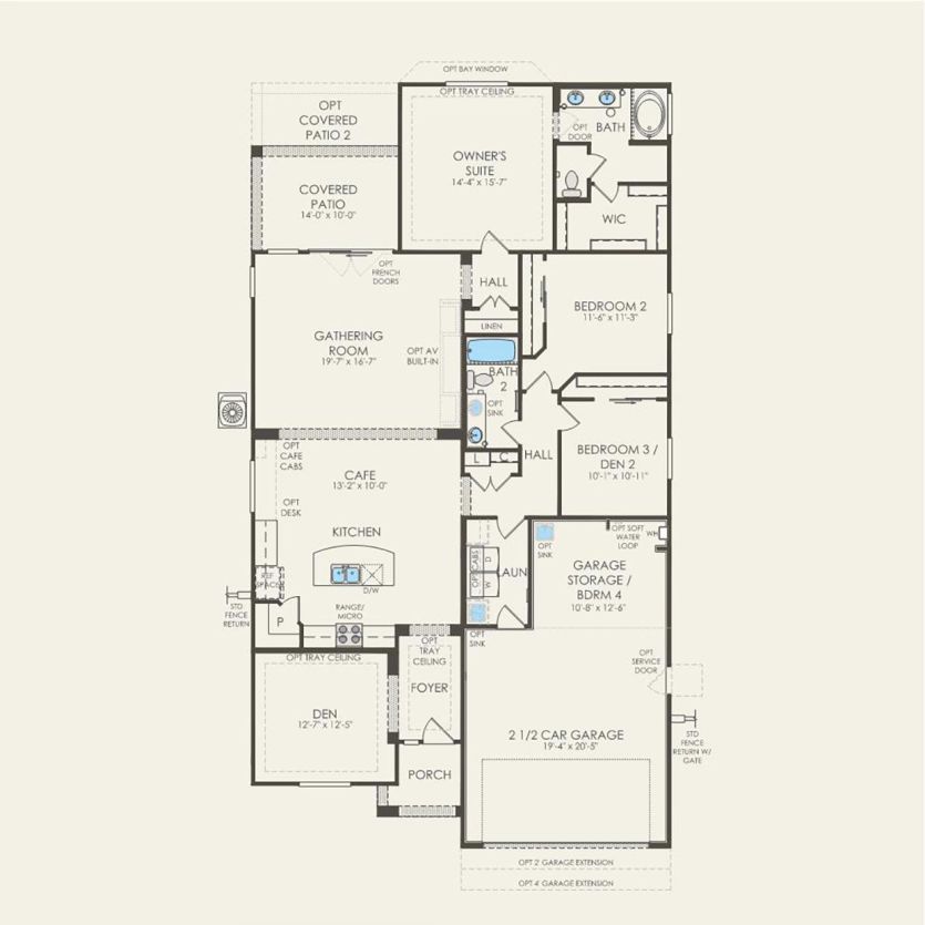 First Floor 3 br / 2 ba