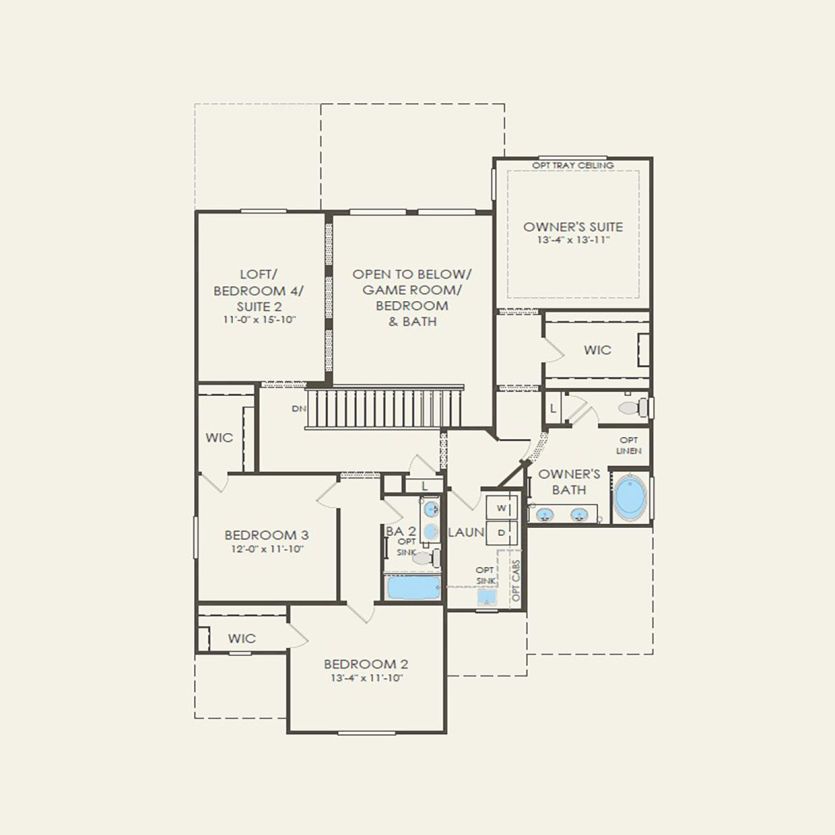 Second Floor 3 br / 2.5 ba