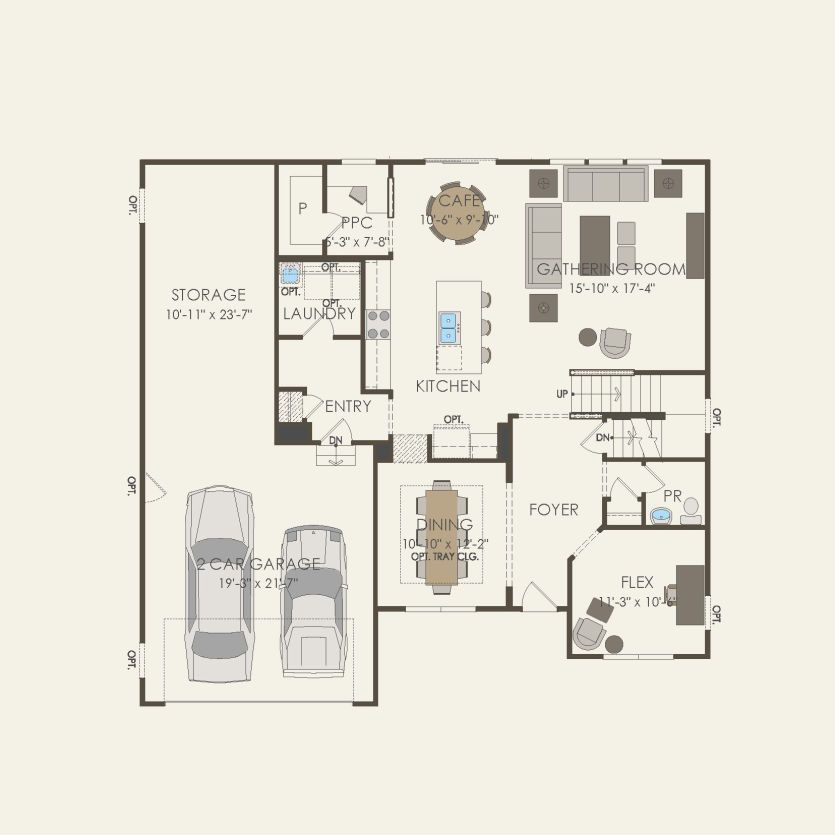 First Floor 4 br / 2.5 ba