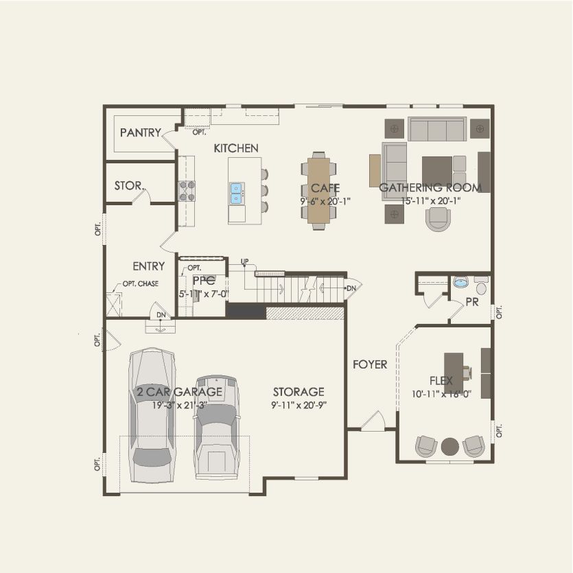 First Floor 4 br / 2.5 ba